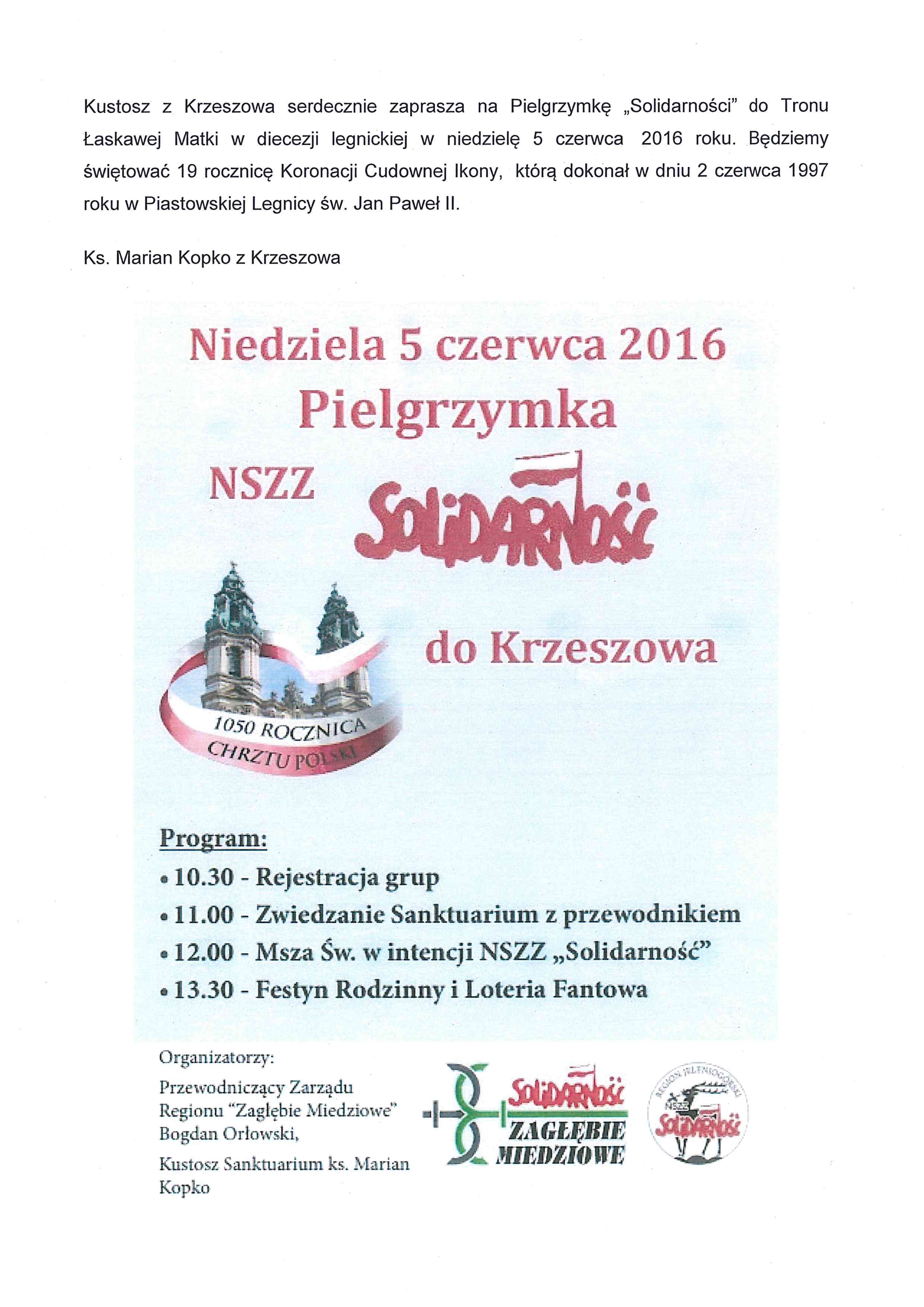 Pielgrzymka do Krzeszowa