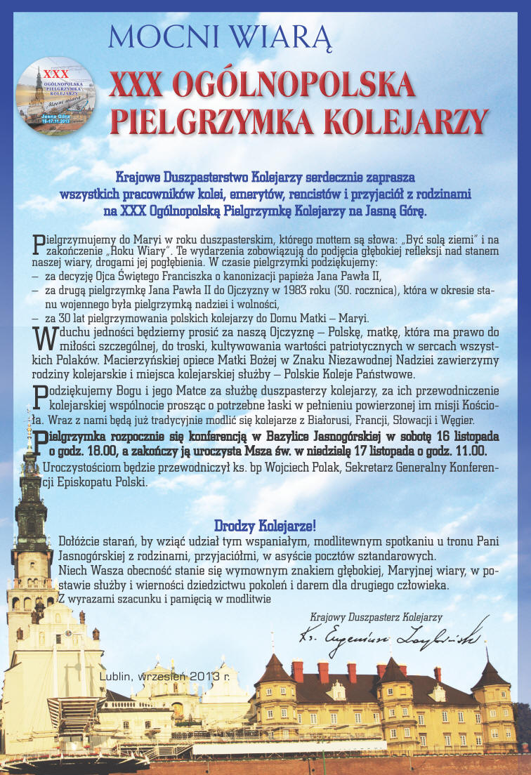 Pielgrzymka zaproszenie