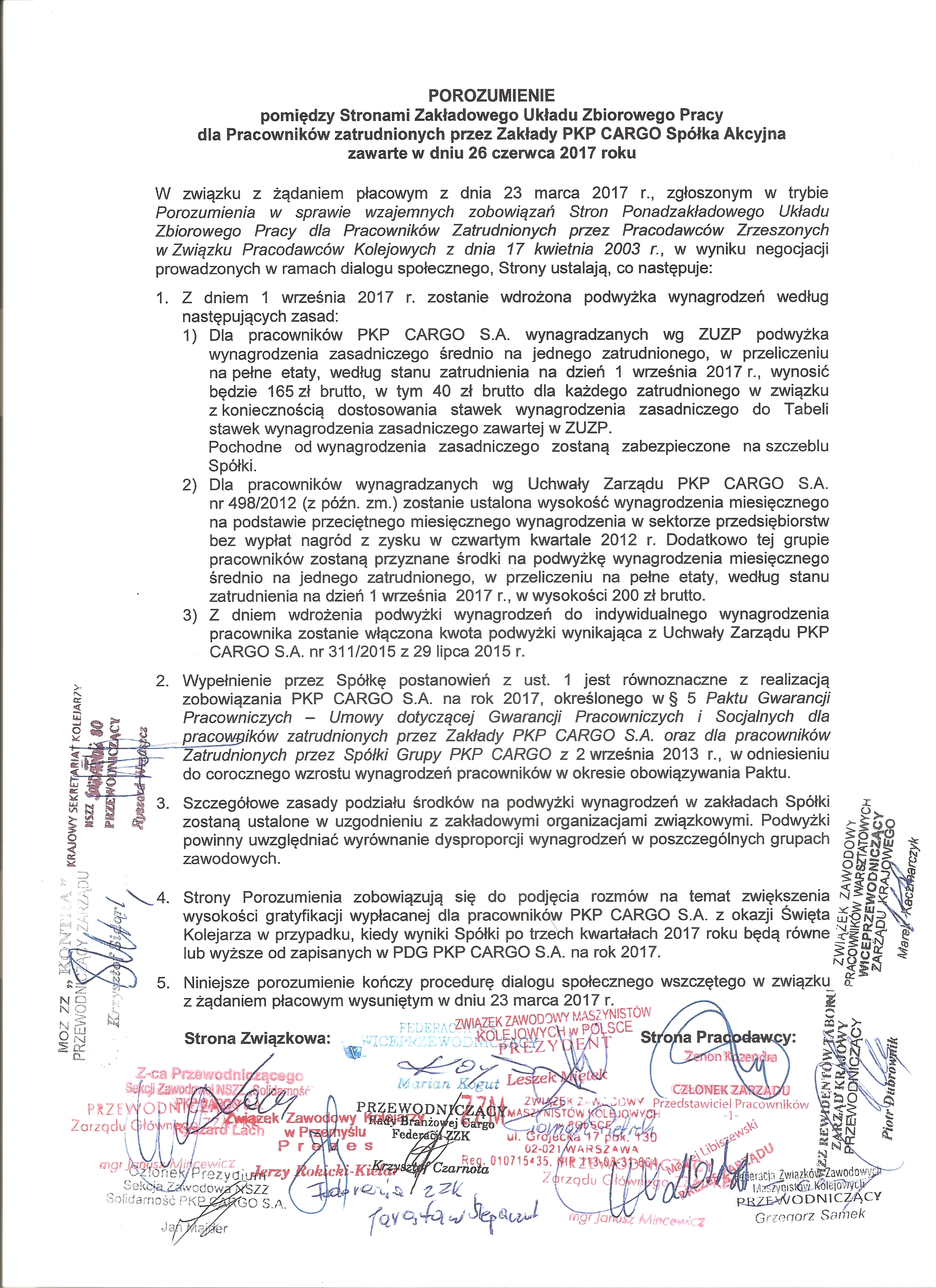 Porozumienie 23.06.2017