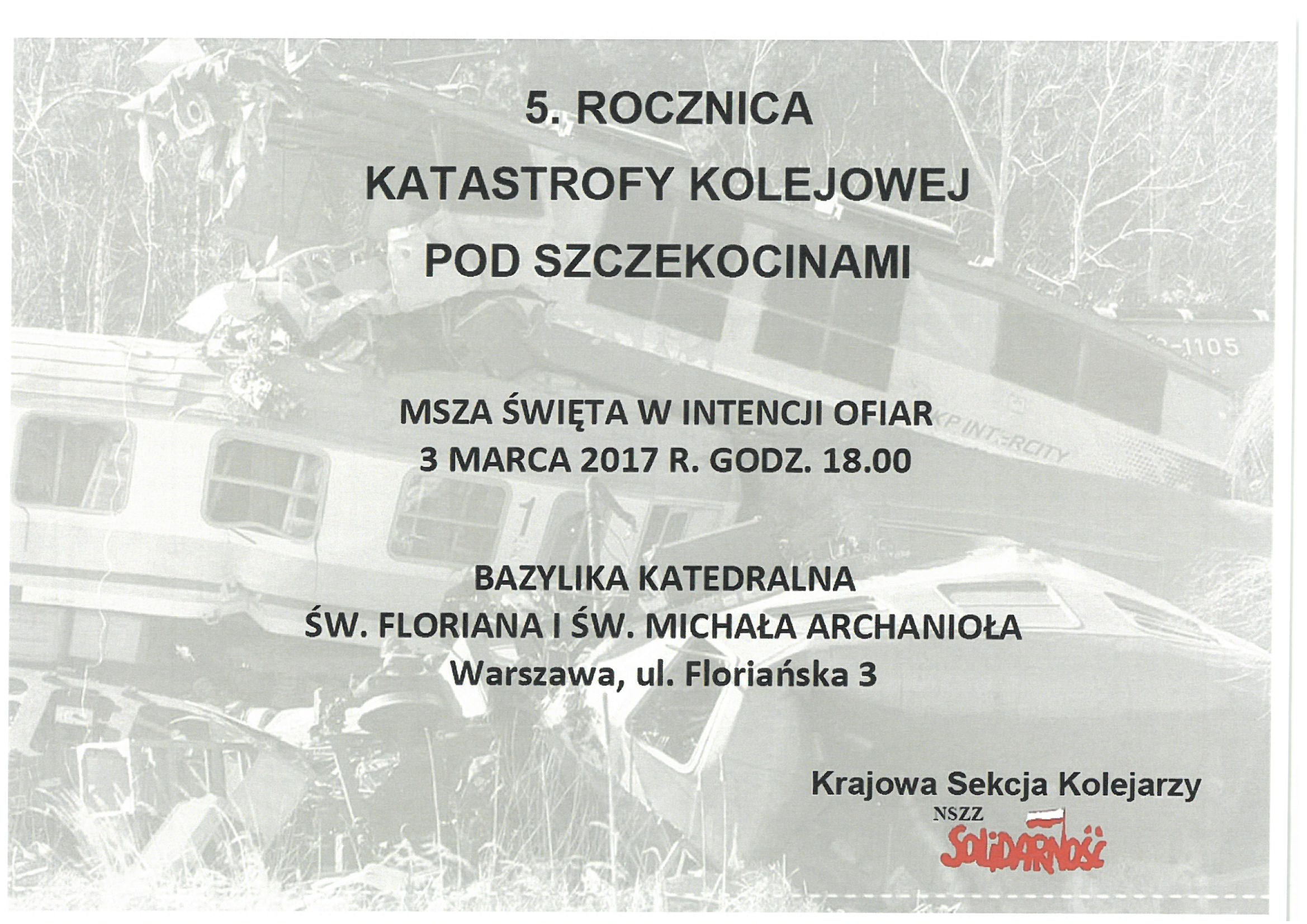 Rocznica katastrofy pod Szczekocinami