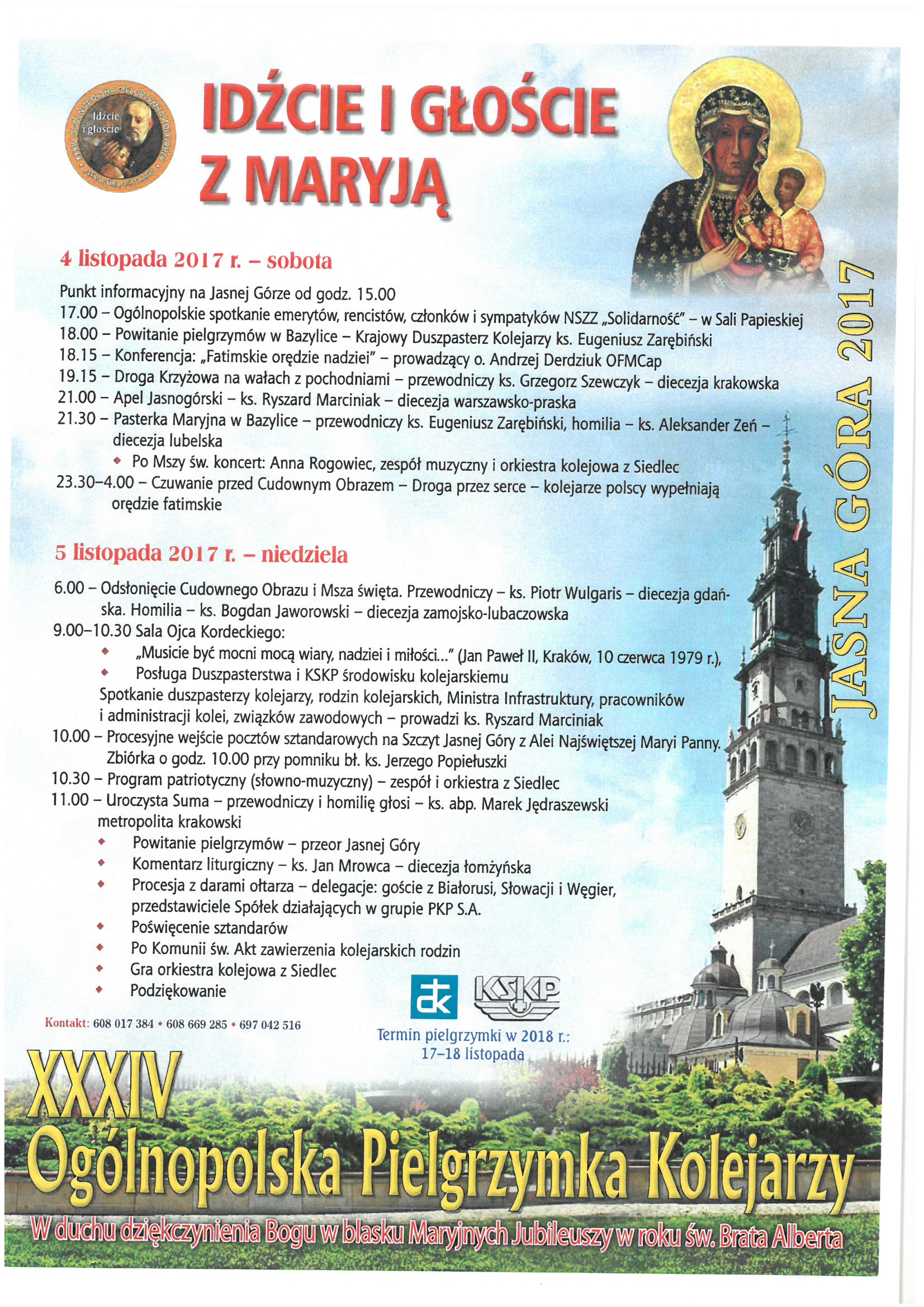 XXXIV OPK Jasna Gra 2017 Program