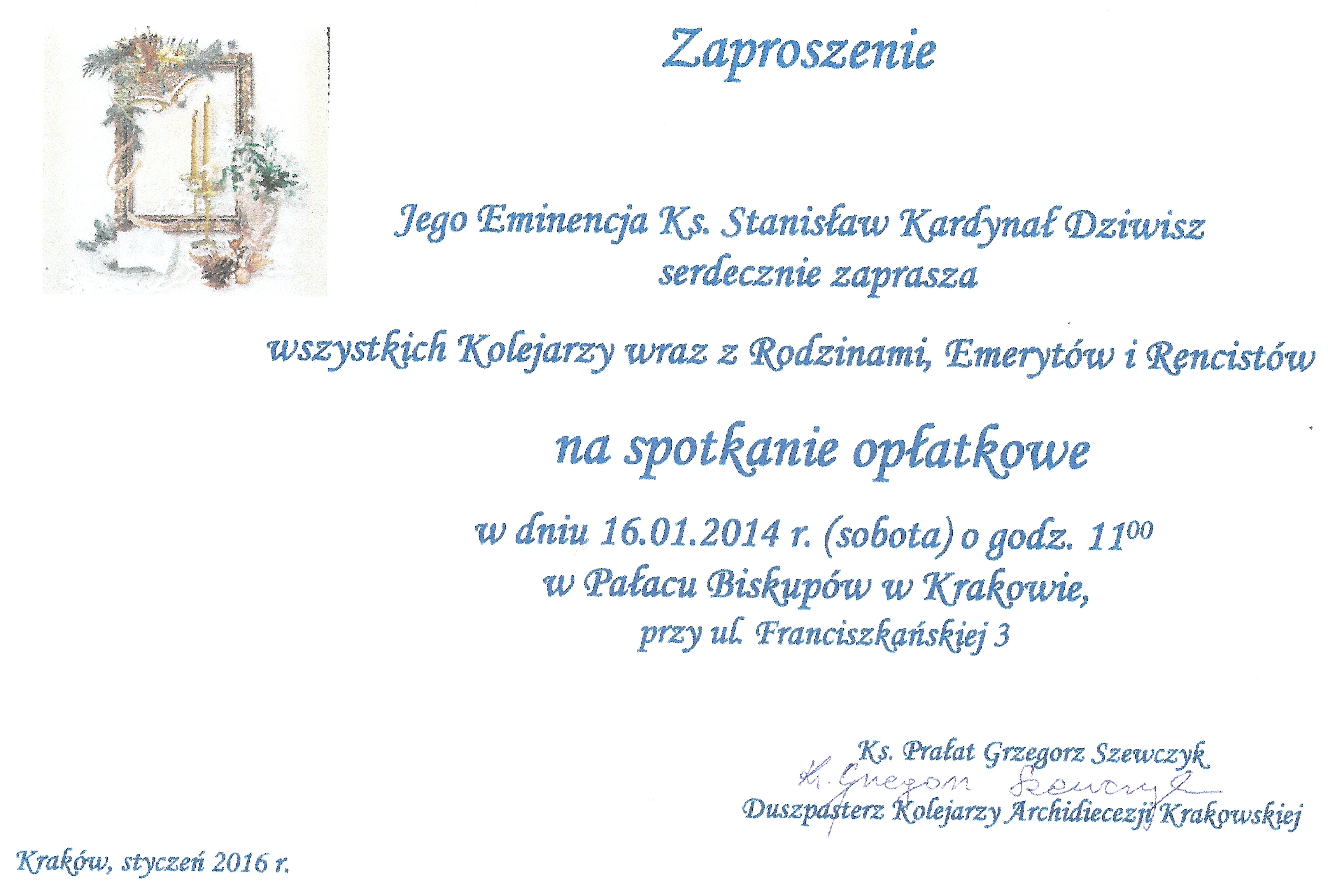 Zaproszenie do Kardynaa