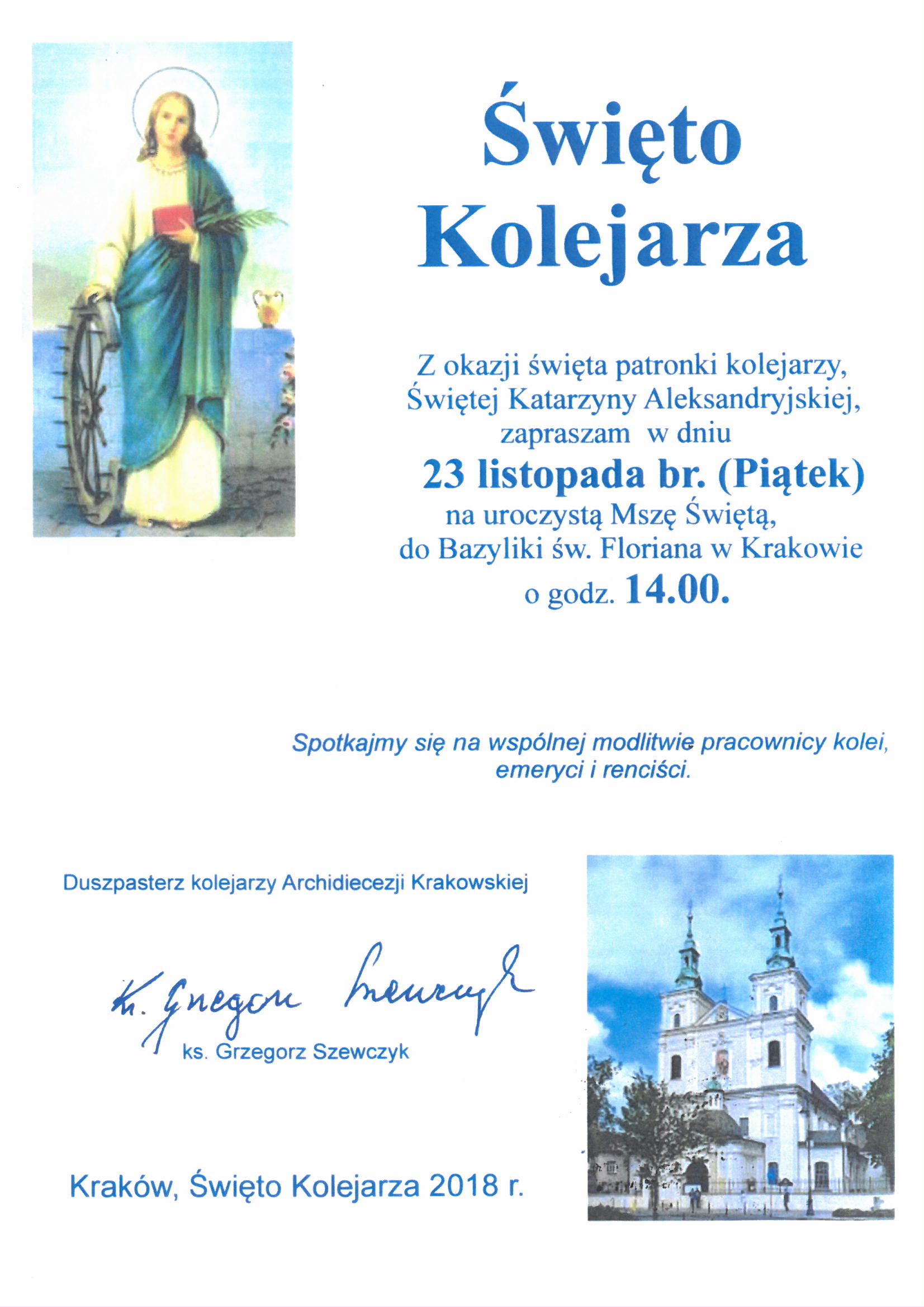 wito Kolejarza 2018 Krakw