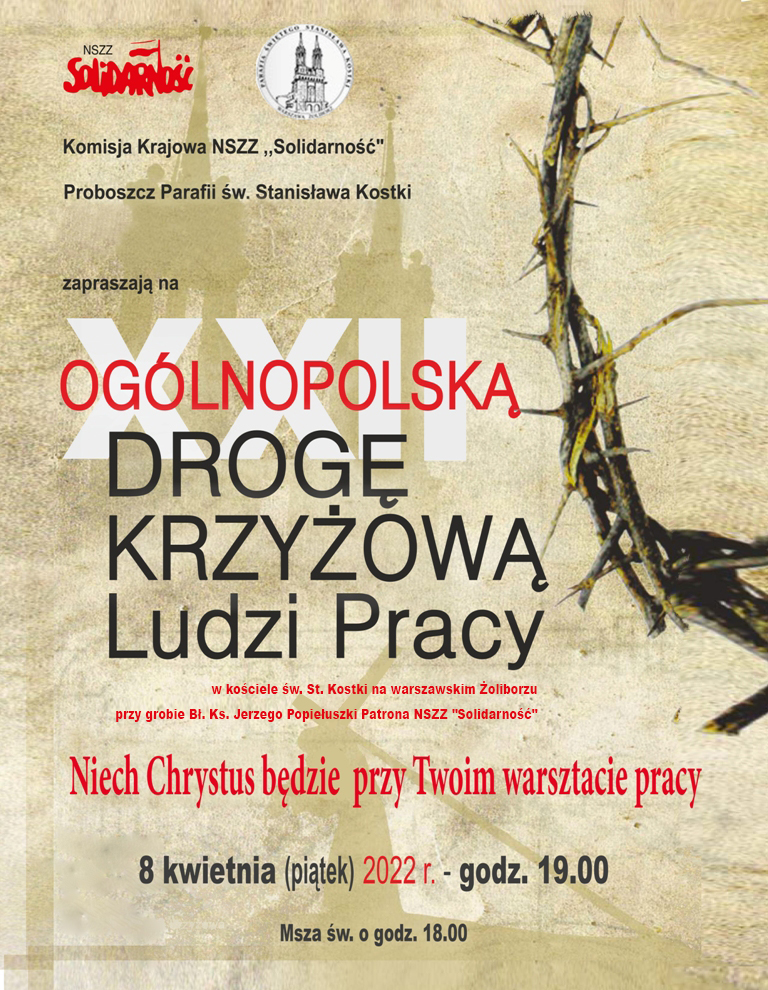 Droga Krzyowa Ludzi Pracy 2022