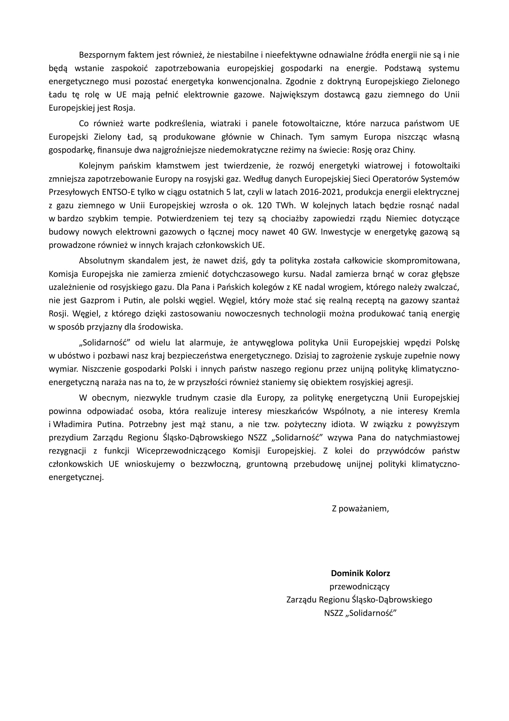 wystapienie Timmermans 2